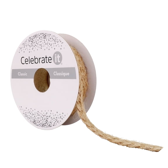 12 Pack: 5/16" x 3yd. Jute Braid Ribbon by Celebrate It Classic