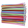 thumbnail image 2 of 60 Pieces Bendable Pencil Flexible Bendy Soft Pencils With Eraser, Colorful, 2 of 5