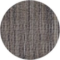 thumbnail image 2 of Addison Rugs Dream Shag Premium Machine Washable Transitional Textured Stripes Brown Round Rug, 8' x 8', 2 of 8