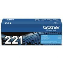 Brother Genuine Standard-yield Cyan Printer Toner Cartridge, TN221C
