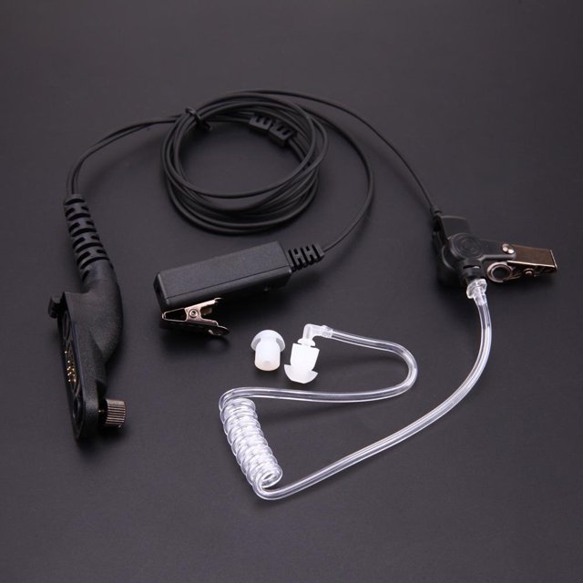 Audífonos de tubo acústico de aire PTT Mic para Motorola XiR P8668 P8268 APX