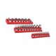 thumbnail image 4 of Kit de 3 organizadores de enchufes, soportes para enchufes, alto rendimiento, utilidad, uso versátil SAE rojo, 4 of 9