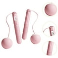thumbnail image 6 of lacooooppia Cordless Jump Rope Jumping Rope LCD Digital Display Large Screen Timing Counting Weighted for Fitness Indoor Outdoor Exercise Pink, 6 of 8
