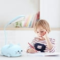thumbnail image 5 of Cbcbtwo Desk Lamp, Adjustable Goose Neck LED Table Lamp, Eye-Protecting Reading Lamp, with Cute Kawaii Cartoon Cat Base, USB Charging, Desk Lamp for Home Office Bedroom (Blue), 5 of 5