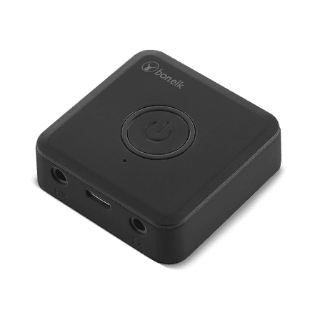 BonElk Headphone Jack Adapter for Wireless Bluetooth Audio - Black