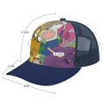 thumbnail image 2 of Adventure Time Adult Baseball Cap Adjustable Sun Visor Hat Prints Trucker Hats Skull Cap Headwear for Men Women, 2 of 6