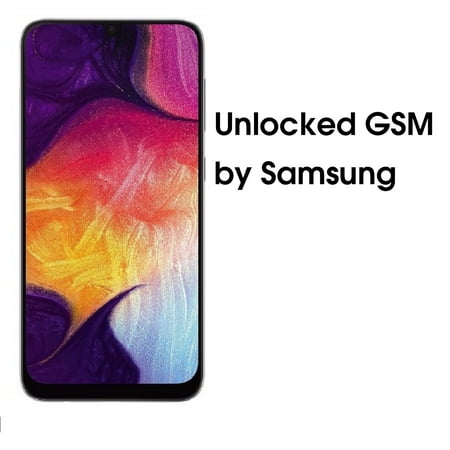 Samsung Galaxy A50 A505G 64GB Duos GSM Unlocked Phone w/triple 25MP Camera - (Samsung Galaxy Camera Best Price)