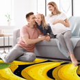 thumbnail image 4 of Banana Premium Polyester Chair Mat - Durable Floor Protector for Hardwood and Carpet, Right-Angle Design - Heavy Duty Office Chair Mat - Transparent, 48 x 36 inches, 4 of 6