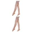 thumbnail image 4 of Qarigey Calentadores de piernas para mujeres y niñas, calcetines largos sin pies, medias de Ballet de baile de invierno y otoño Type2 NO2, 4 of 6