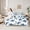 White Blue 02, variant on Feelyou Shark Coral Twin Bedding Sets 7pcs, Blue Cartoon Sea Animal Bedding Comforter Set