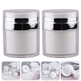 thumbnail image 3 of 2Pcs Practical Airless Pump Bottles Empty Lotion Bottles Facial Cream Containers, 3 of 7