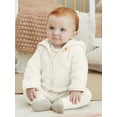 thumbnail image 2 of Bliss by Garanimals Baby Boys or Girls Zip-Up Fleece Hoodie, Sizes 6M-24M, 2 of 5