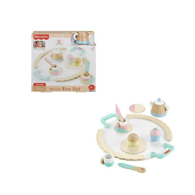 Juguete para Bebés Fisher Price Juego de Té de Madera