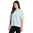 thumbnail image 5 of RBX Active Women's Super Soft Luxe Athleisure Fabric Oversized Short Sleeve T-Shirt, 5 of 6