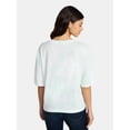 thumbnail image 3 of SpongeBob SquarePants Women's Ice Cream Skimmer Tee with Short Sleeves, XXS-XXL, 3 of 5