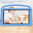 thumbnail image 6 of Peicheng Kids Tablet, 7in Android 12, 4GB RAM, 32GB Storage Expandable to 512GB, Dual Cameras, 1024x600 IPS LCD, Blue with Protective Case Q1K, 6 of 7