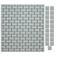 thumbnail image 1 of Furnish My Place Union Indoor/Outdoor Commercial Grey Color Rug, Pet-Friendly, Home Decor Commercial Rug for Living Room, Bedroom, Wedding, Event, Made in USA, 2' x 2' Square - Set of 20, 1 of 5