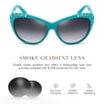 thumbnail image 4 of Gafas de sol Giselle Retro para Niñas Lindo Ojo de Gato con Piedras Brillantes 6-14 años, 4 of 7