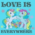thumbnail image 2 of Girl's My Little Pony Retro Love Is Everywhere Graphic Cropped T-Shirt, 2 of 3