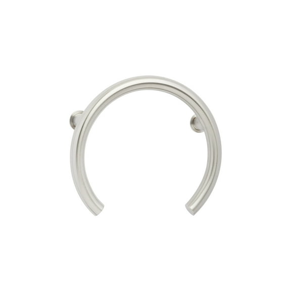 12-inch Huntington Shower Valve Grab Bar Front Mount, ADA Compliant, Polished