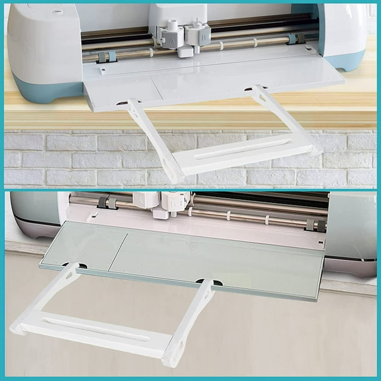 Extension Tray Compatible with Cricut Maker 3 and Maker, Cricut Maker Tray  Extender Accessories, Cricut Mat 12x12 Holder, Cricut Mat 12x24 Support  Tool (Maker Series Machine Only) White