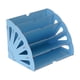 thumbnail image 4 of Organizador de archivos de escritorio en forma de abanico con 5 compartimentos para documentos azul, 4 of 9