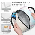 thumbnail image 3 of Yiaed Butterfly In Blossoms Zen Print Lunch Bag Adult Insulated Lunch Box, Leakproof Cooler Food Lunch Containers Reusable High Capacity Lunch Tote Bags-One Size, 3 of 6