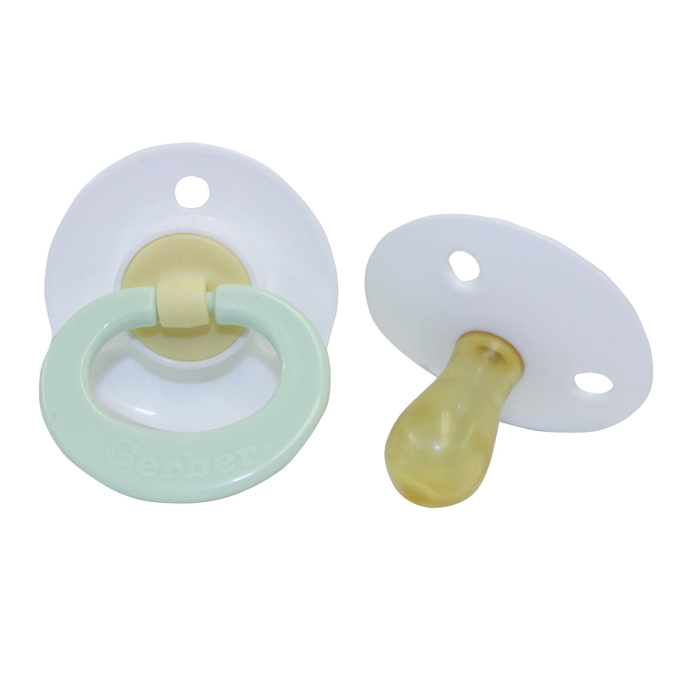 Gerber First Essentials Soft Center Pacifiers, 0-6 Months, 2 Counts - image 2 of 7