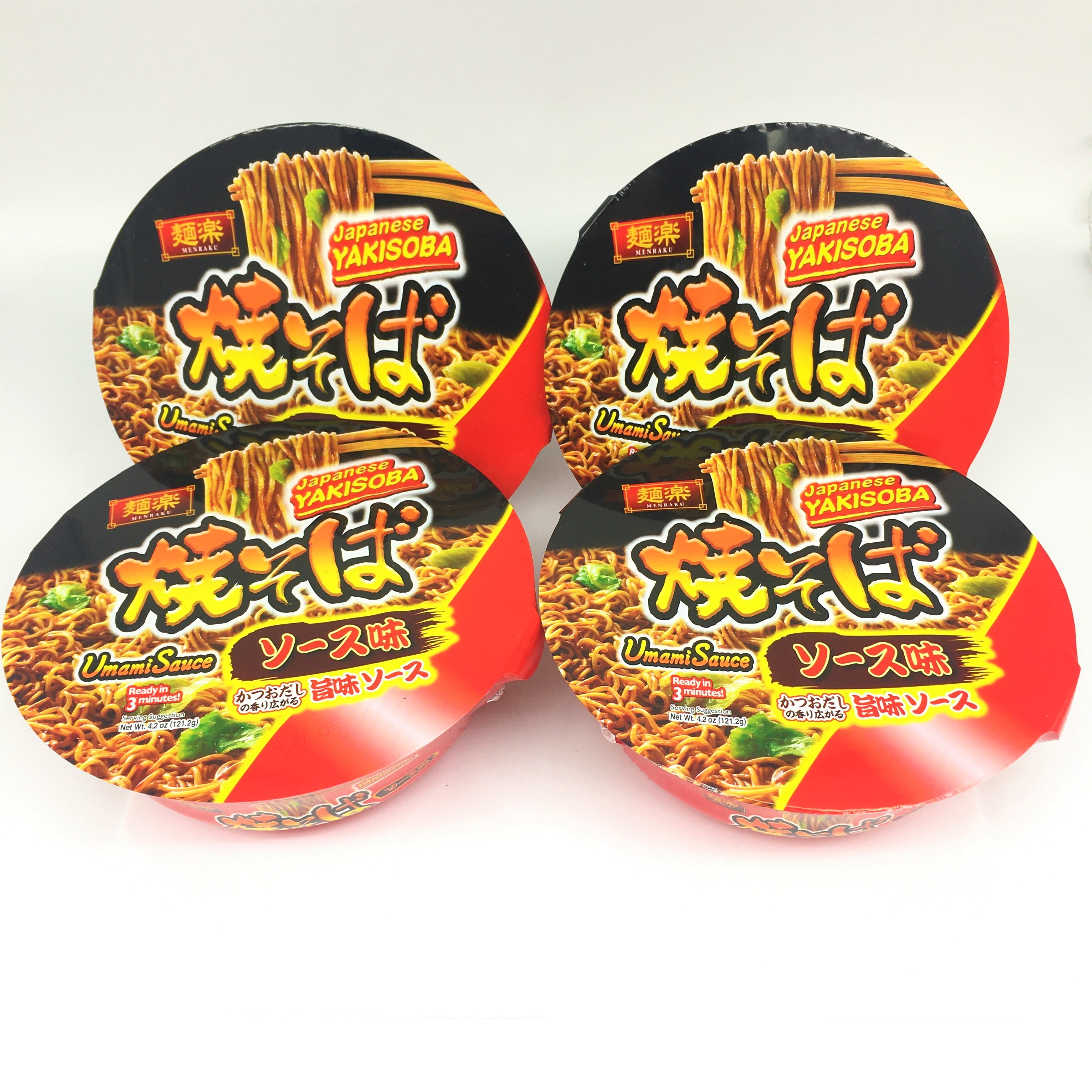 Menraku Japanese Yakisoba Umami Sauce 4.2 ozX 4