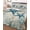 Turquoise Blue Brown, variant on Full Size Quilt Bedding Set, Teal Sea Turtle Coastal Reversible Summer Quilt 3 Pieces, Vintage Summer Beach Nautical Lightweight Bedspreads Coverlets with 2 Pillow Shams for All Seasons