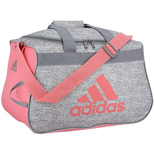adidas Diablo Small Duffel Bag, Jersey Grey/Hazy Rose/Grey, One Size adidas Diablo Small Duffel Bag, Jersey Grey/Hazy Rose/Grey, One Size