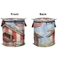 thumbnail image 3 of Wobogo 4th Of July Cardinal Bird Foldable Laundry Baskets with Carry Handle Zipper Closure Travel Bathroom College Dorm Essentials, 3 of 6