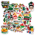 thumbnail image 5 of 35pcs Colorful Stickers Mexican Traditions Decals Festive Stickers Culture Stickers for Laptops Suitcases Guitars, 5 of 9