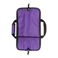 thumbnail image 3 of Ergo Chef 5 Pocket Padded Chef Knife Case Roll, Heavy Nylon/Polyester with Handle - Purple, 3 of 5