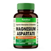 Sandhu's Magnesium Aspartate 120 Vegetarian 120 Capsules