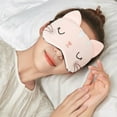 thumbnail image 6 of ZLBDYG Soft Plush Sleep Mask for Women & Men – Cute Cat & Rabbit Eye Cover, Adjustable & Lightweight for Travel, Naps, Yoga (Breathable & Blackout Blindfold for Better Sleep), 6 of 9