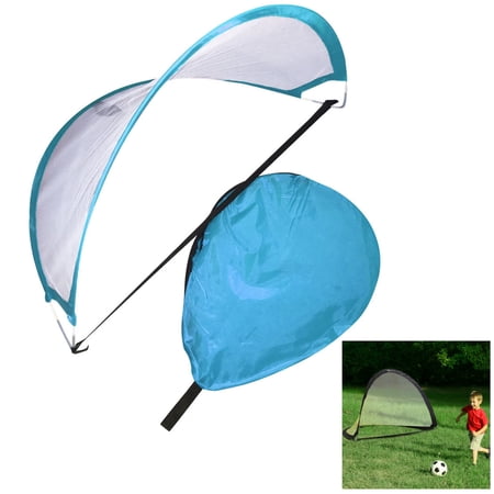 HEVIRGO Kid Potable Folding Goal Soccer Football Outdoor Training Net Interactive Toy