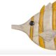 thumbnail image 4 of Murales de pared Decoración de peces Decoración de pared de hierro Adorno creativo Artesanía Marco de pared Caminar Colgante Vida marina - Amarillo, 4 of 5