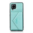 thumbnail image 6 of Wallet Case for Galaxy A22 5G, Detachable Crossbody Lanyard Strap PU Leather+Soft TPU Bumper Magnetic Clasp Back Flip Credit Card Slots Kickstand Cover for Samsung Galaxy A22 5G, Mint, 6 of 9