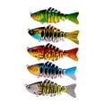 thumbnail image 4 of 5 piezas de señuelos de pesca, trajes de baño múltiples, regalos para la familia, aficionados de agua salada agua de agua dulce, 4 of 8
