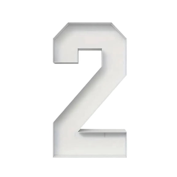 2.3FT Large Cardboard Number Balloons for Birthday and Anniversary Decor, Party Decoration Supplies, Milestone Celebration Props