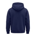 thumbnail image 5 of Mens Oversized Hoodies Sweatshirts | Fall Winter Hooded Collar Drawstring Pullover With Pocket for Workout Gym Navy M, 5 of 6