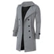 thumbnail image 4 of KIHOUT Ofertas Chaqueta de abrigo ajustada de manga larga para hombre Gabardina Ropa de trabajo, 4 of 8