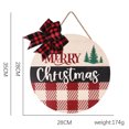 thumbnail image 3 of Christmas Wooden Hanging Sign Door Decoration Merry Christmas Wreath listing Wooden Wall Decor for Home Indoor Outdoor Decoratio, 3 of 5