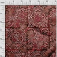 thumbnail image 3 of oneOone Viscose Chiffon Maroon Fabric Asian Sewing Craft Projects Fabric Prints By Yard 42 Inch Wide, 3 of 4