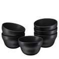 thumbnail image 5 of Bruntmor 8 Oz Ceramic Dessert Bowl Set of 6 in Matte Black, 8 Ounces Ceramic Chip and Dip Bowls, Small Ceramic Dish Set for Snacks, Nuts, Chip and Dip at Party and Thanksgiving (Classic), 5 of 7