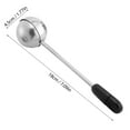 thumbnail image 2 of Clearance One-Face Stainless Steel Duster Strainer One-Handed Operation Spring Sticks Sugar Flour Spice Baking Tool for Home & Kitchen Black, 2 of 3