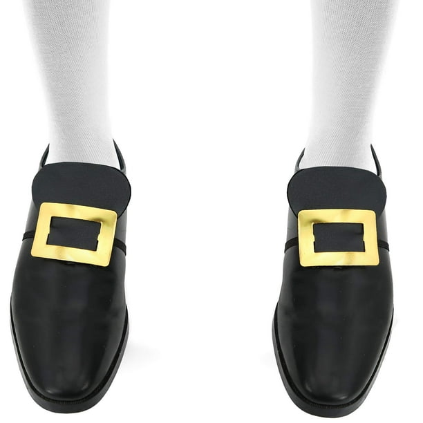 Skeleteen Colonial Shoe Buckle Accessories Historical Gold Shoe