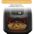 thumbnail image 4 of DEFNES Air Fryer Disposable Parchment Paper Sheet Liners Ninja AF101 7.9 in, 200 Pieces, 4 of 7