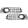 thumbnail image 1 of 2pcs Front Fog Light Grille Left Right 8P0807682 Glossy Black Replacement for A3 8P 2008‑2012, 1 of 8